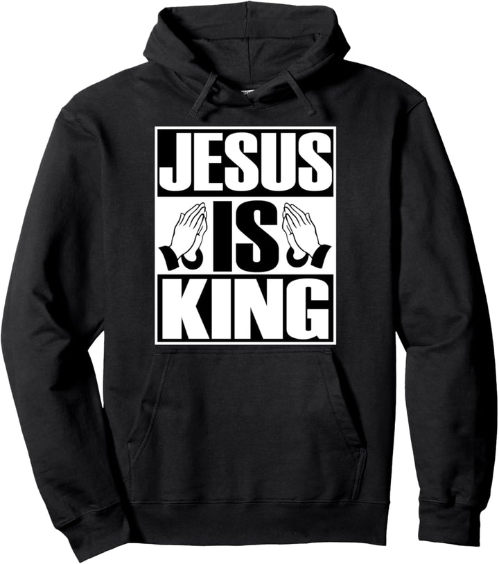 Jesus Is King Christliches Geschenk Pullover Hoodie