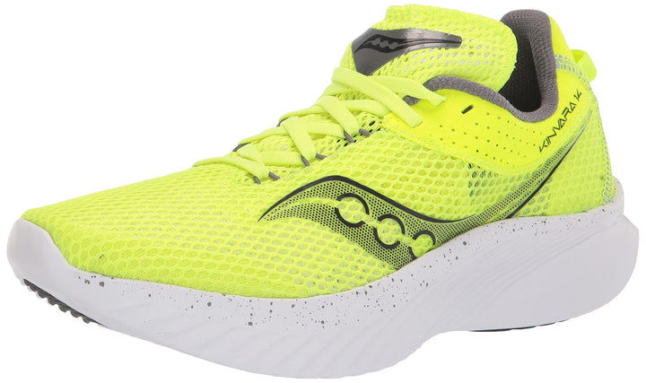 Saucony Herren Kinvara 14 Sneaker 40 EU Citron Black, 40 EU Citron Black