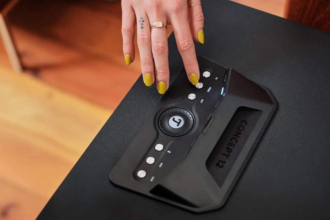Teufel Concept 12 Subwoofer 5.1-Mehrkanal-Subwoofer mit 300-mm-Tieftöner für extrem tiefen Kickbass