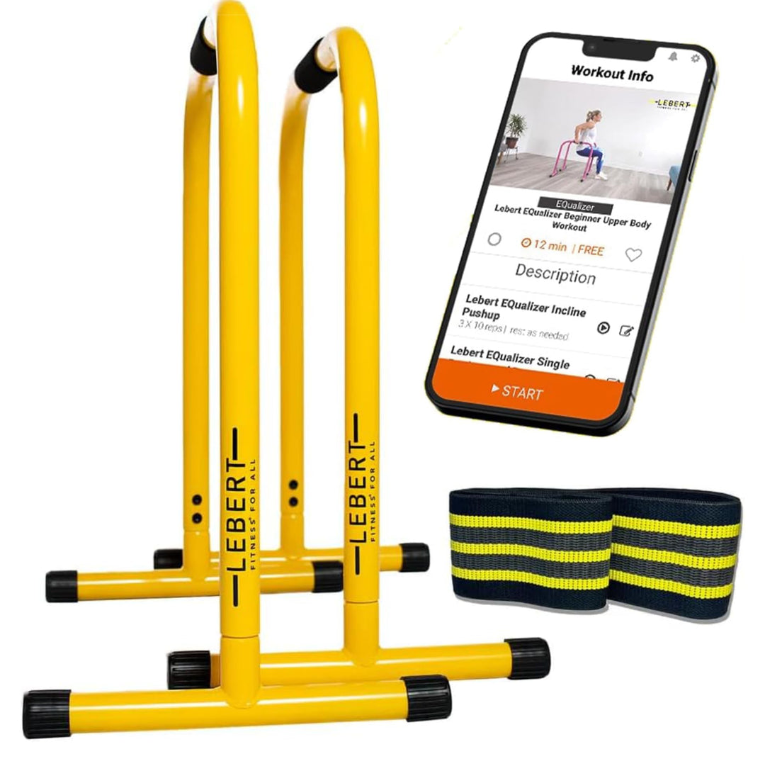 Lebert Fitness Equalizer mit Resistance Band Yellow - L, Yellow - L