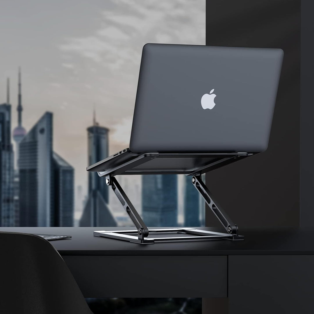 Laptop-Ständer für den Schreibtisch, Verstellbarer Laptop-Ständer, tragbare Laptop-Erhöhung mit Mult