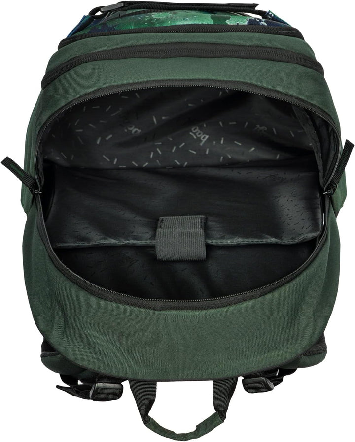 Baagl Schulrucksack Set Jungen 3 Teilig (Skateboard Rucksack, Mäppchen, Sporttasche), Schultasche ab