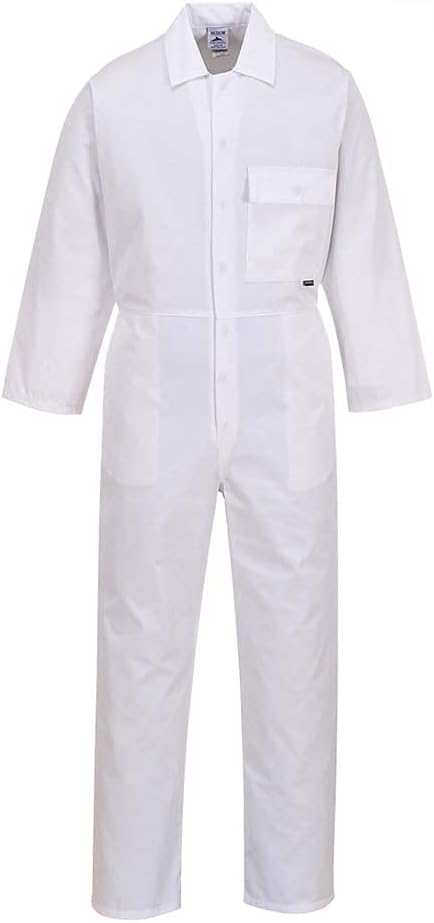 Portwest Standard Overall , Grösse: XXXL, Farbe: Weiss, 2802WHRXXXL Size: 3X-Large Weiss, Size: 3X-L