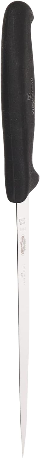 Victorinox Fibrox Fisch Filetiermesser, Swiss Made, 18cm flexible Klinge, Rutschfest, rostfrei, Edel