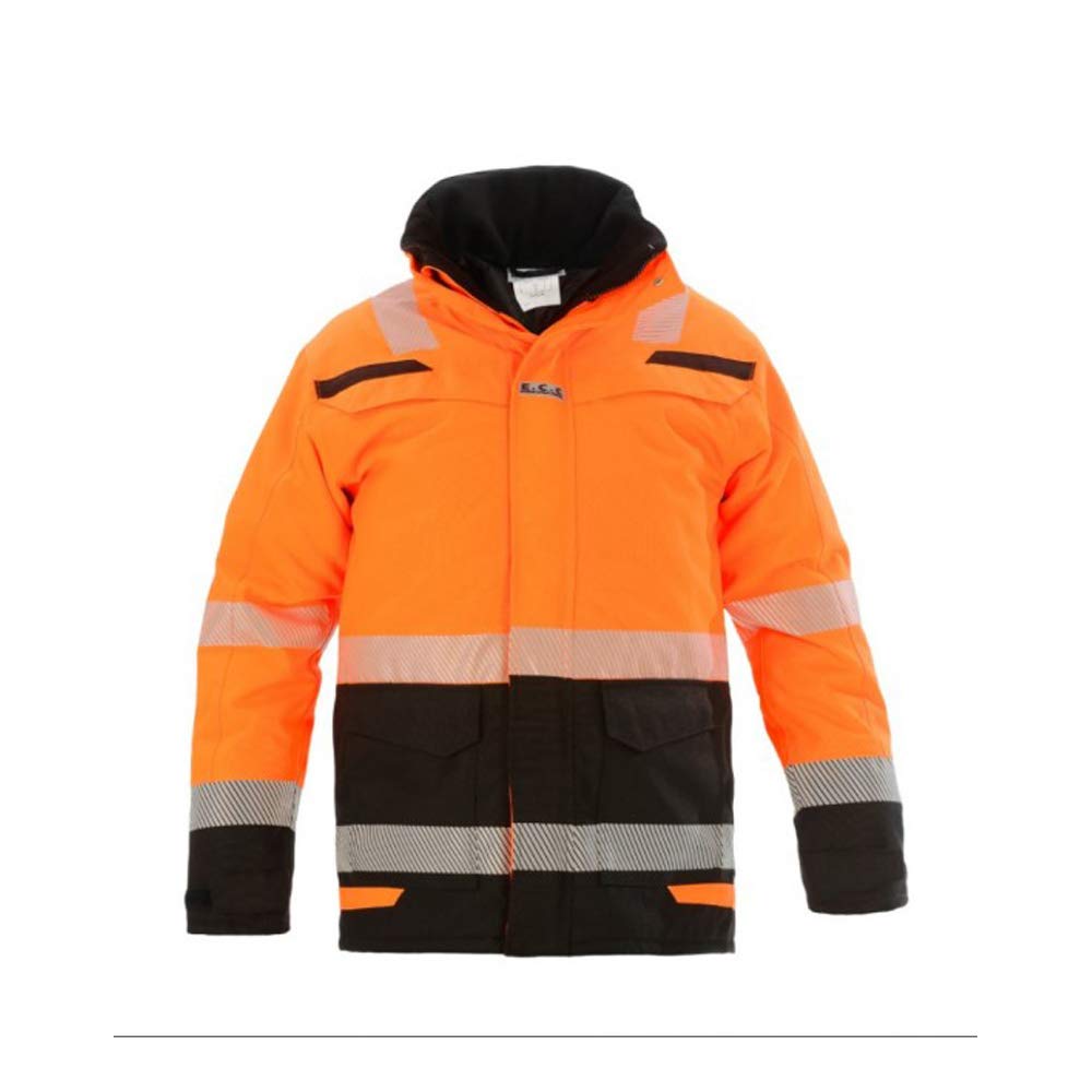 Hydrowear 072395OB-XS UTAH RS Line Parka, Hi-Vis Orange/Black, Grösse XS XS Neonorange - Schwarz, XS