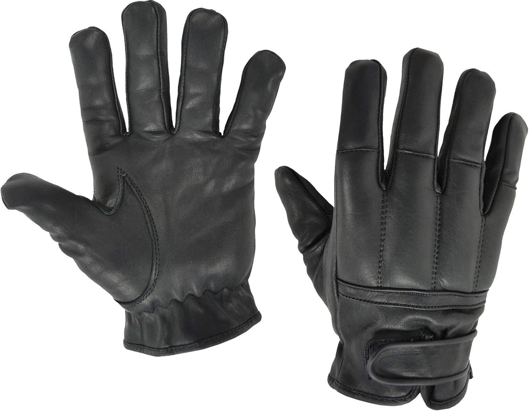 normani Quarz Lederhandschuhe aus Rindsleder und Quarzsand - hohe Schlagkraft Farbe Dunkelschwarz Gr