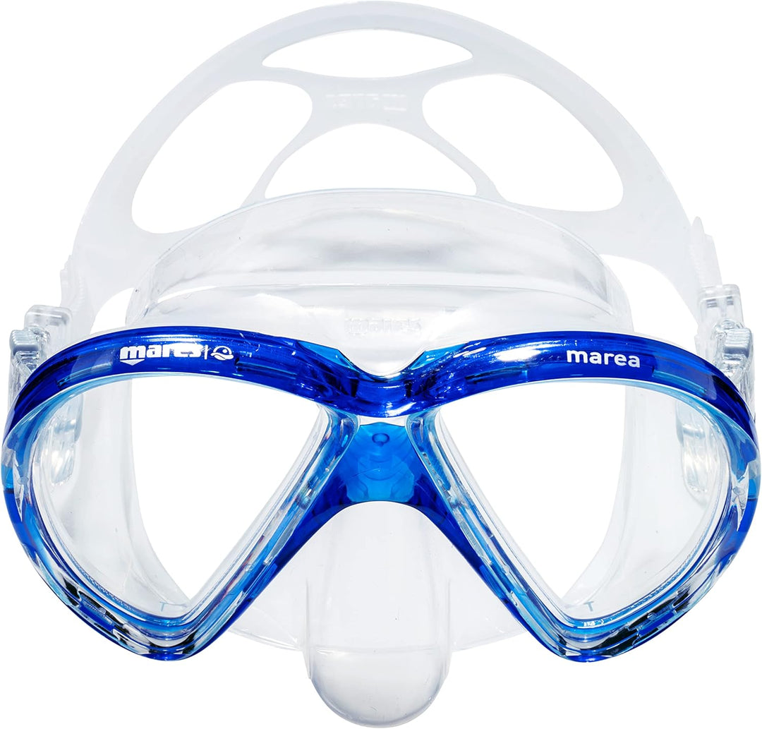 Mares Erwachsene Maske plus Schnorchel plus Flosse Set X-One Marea L-XL Blau, L-XL Blau