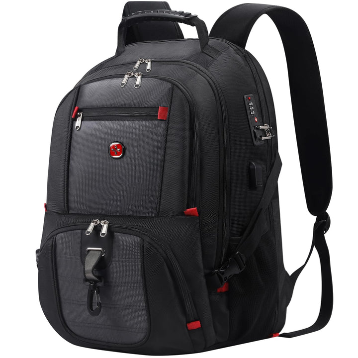star cloud Schulrucksack Jungen Reiserucksack Scultasche Herren Gross, 17,3 Zoll Laptop Rucksack Arb