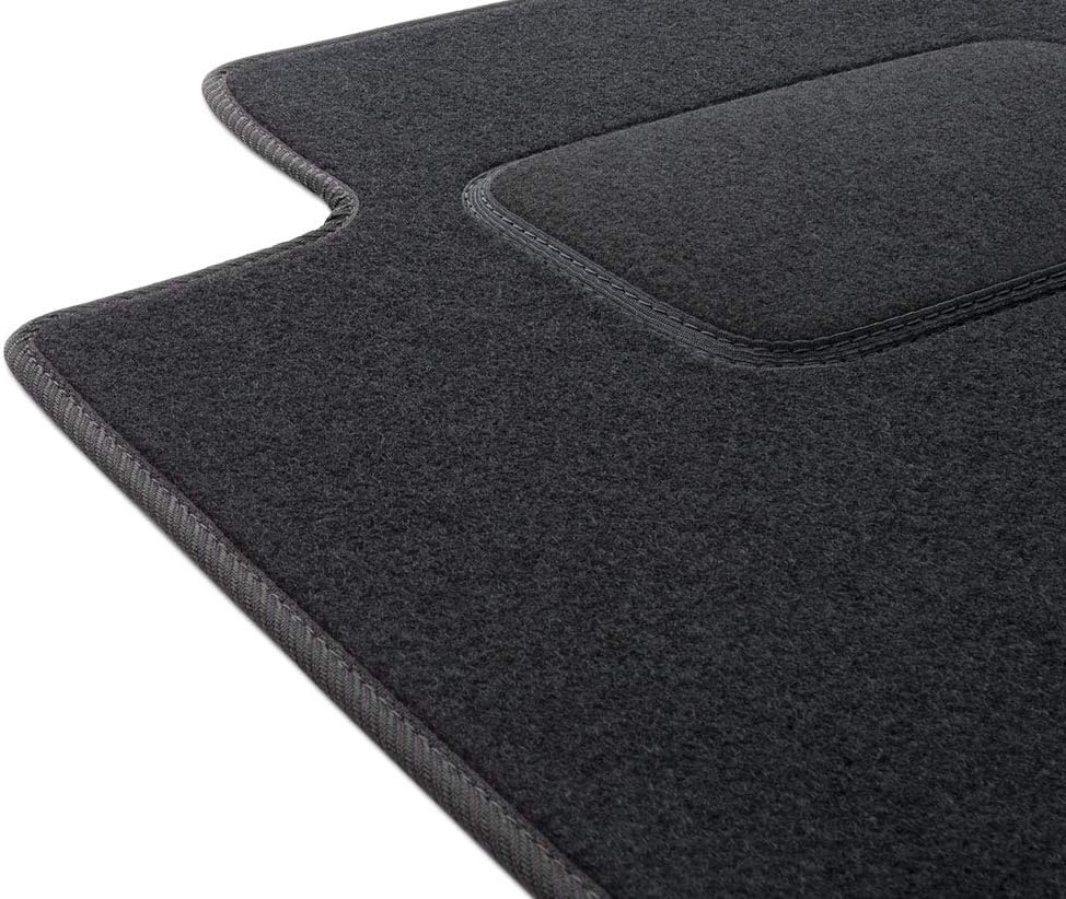 MOTOS Standard Velours-Fussmatten passend für Audi TT II 8J 2006-2014 - Standard, Gewebt, Schwarz fu