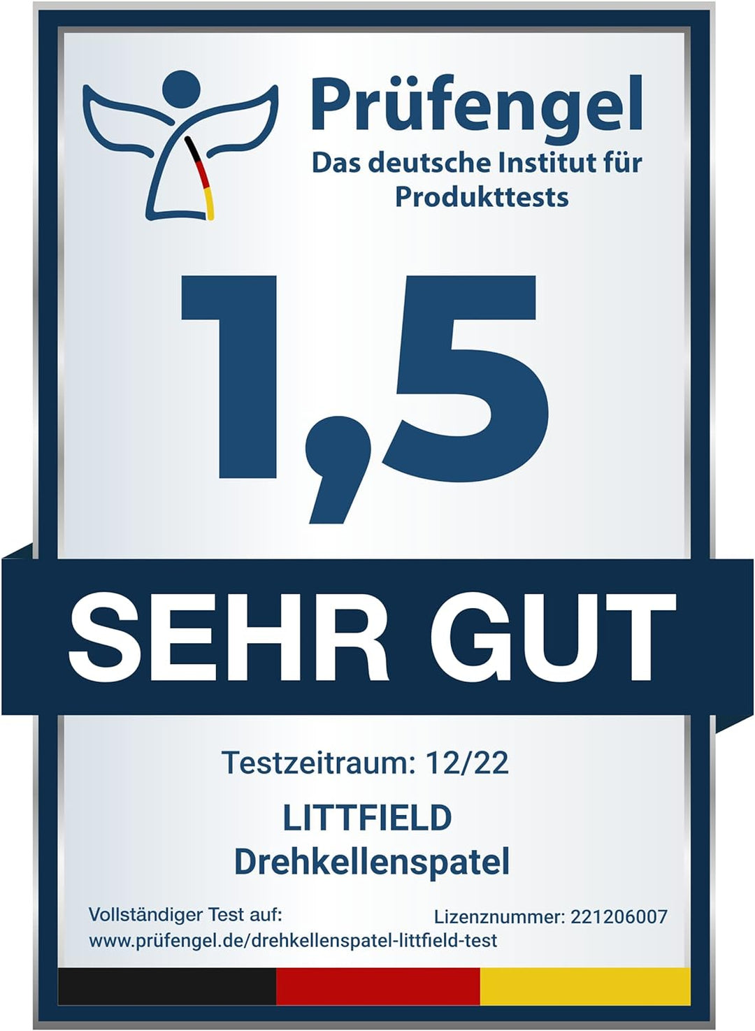 Littfield Drehkellenspatel & Roller-Slide - Thermomix Zubehör Set TM6 & TM5 - Spatel und Gleitbrett