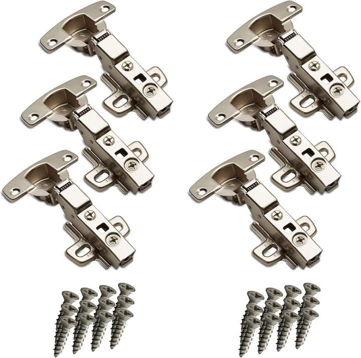 SOTECH 6er Set Hettich Sensys 8645i TH52 110 Grad Mittelanschlag Scharnier 9071206 Höhe (Distanz): 1