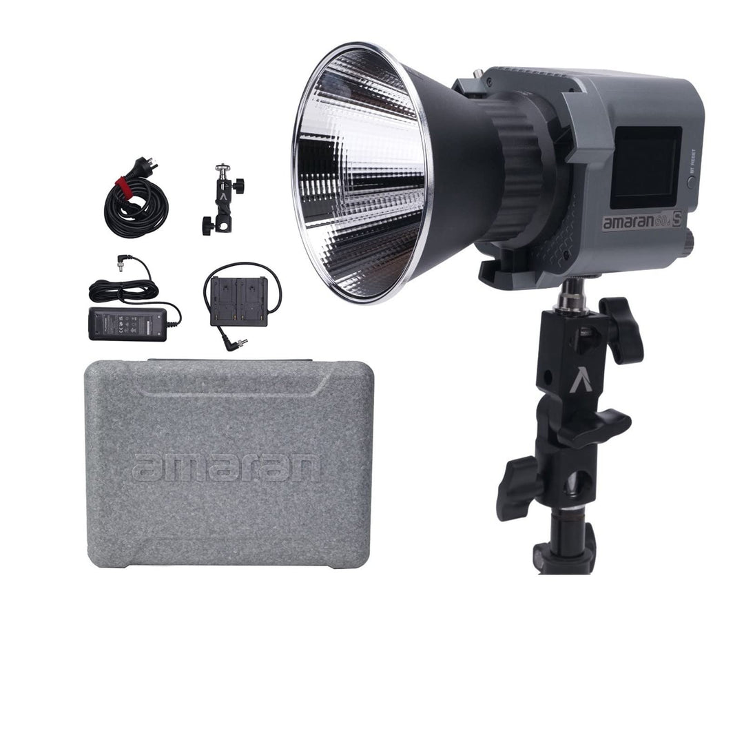 Aputure Amaran 60d S LED Videoleuchte 65W 5600k Tageslicht Bowens Mount Dauerlicht mit App Control D
