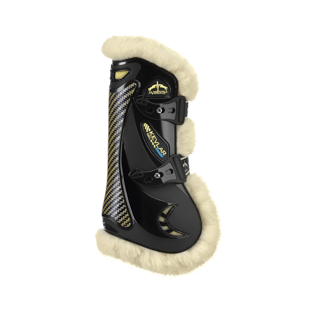 Veredus KV Gel Vento STS Front with Sheepkin Tendon Boot Large Black