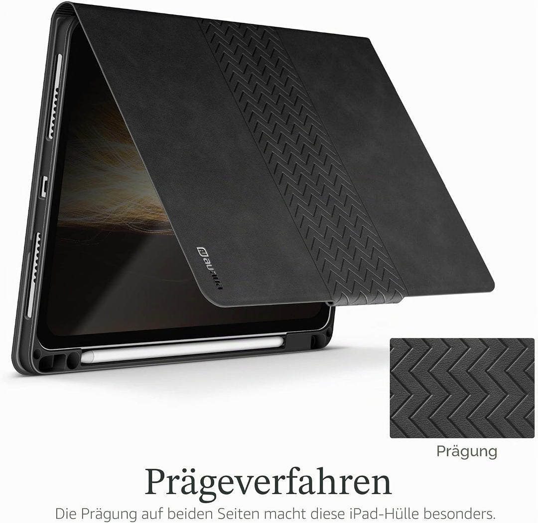 AUAUA Hülle für iPad Pro 11 2022 (4. Generation)/2021(3. Gen)/2020(2. Gen)/2018 mit Apple Stifthalte
