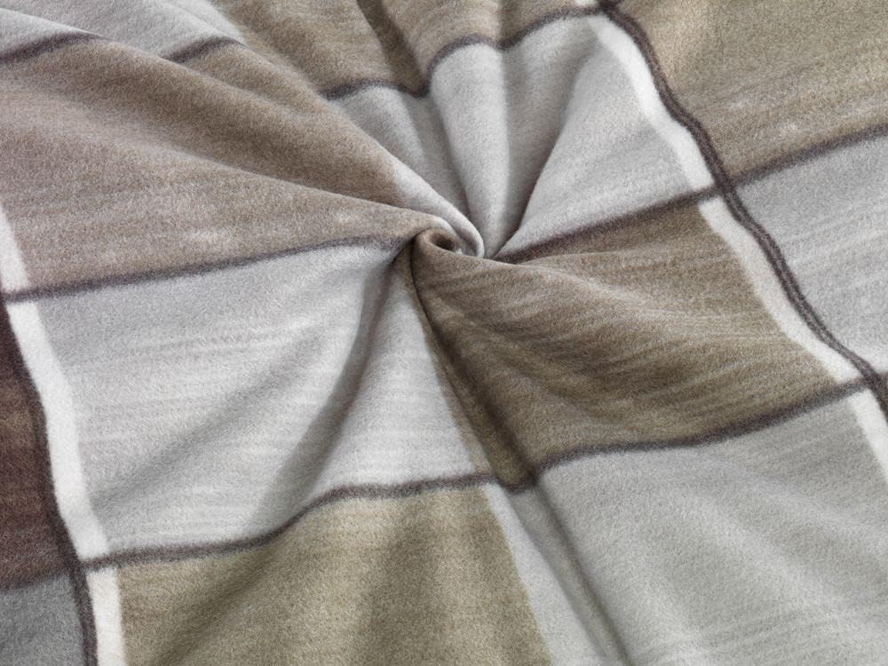 DreamHome Warme Winter Microfaser Thermo Fleece Bettwäsche 135x200 155x220 200x200 Moderne, Grösse:2
