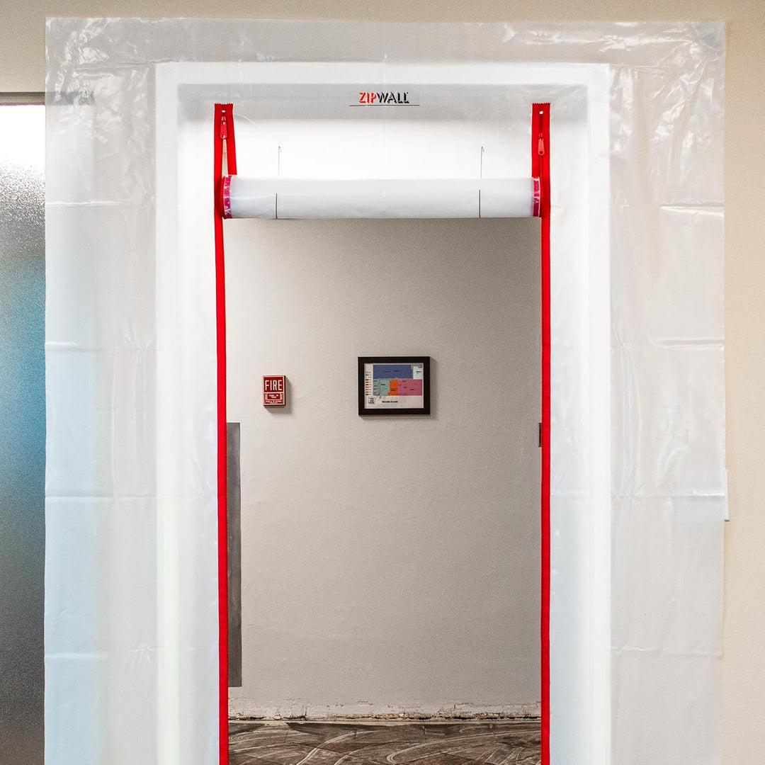Zipwall ZDC ZipDoor Türen-Set für Staubkontrolle, ZDC Kit für Geschäftstüren, Kit für Geschäftstüren