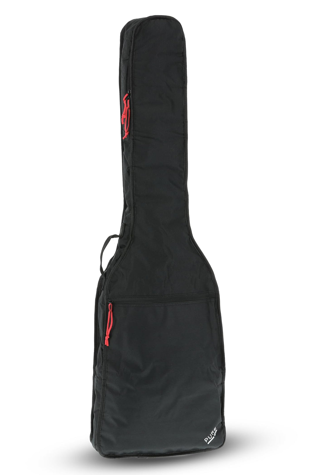 PURE GEWA Gitarren Gig-Bag Serie 110 für E-Bass, Softgriff gepolstert, grosse Notentasche, Rucksackg