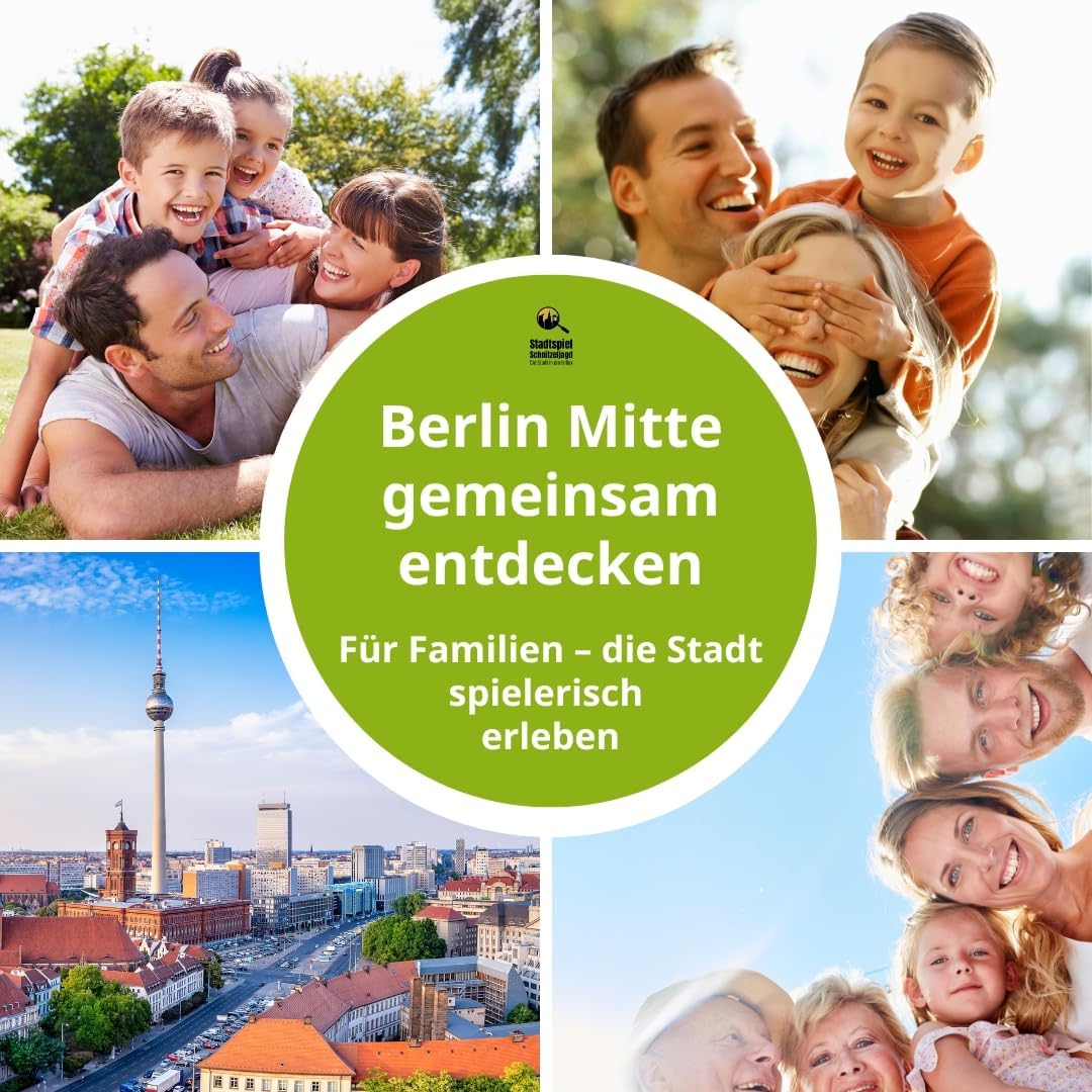 Stadtspiel Schnitzeljagd Berlin Mitte für Familien - Entdeckertour | Familien-Stadtrallye mit Maskot