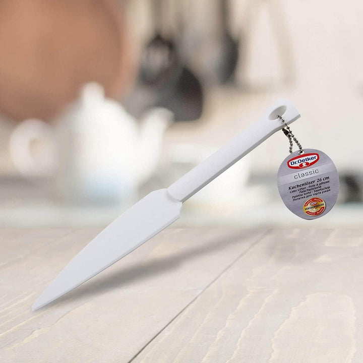 Dr. Oetker 2362 mit Hebeboden Ø 26 cm BACK-LIEBE EMAILLE & Kuchenlöser, einfaches und schnelles Löse