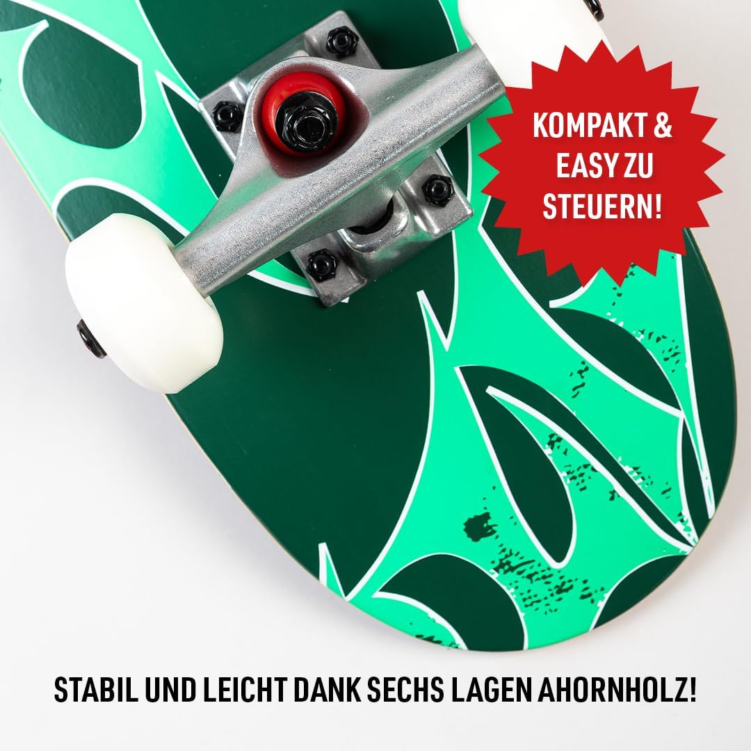 TITUS Skateboard Micro - Skateboard Kinder ab 4 Jahre, Micro Size Kinderskateboard bis 6 Jahre, Jung