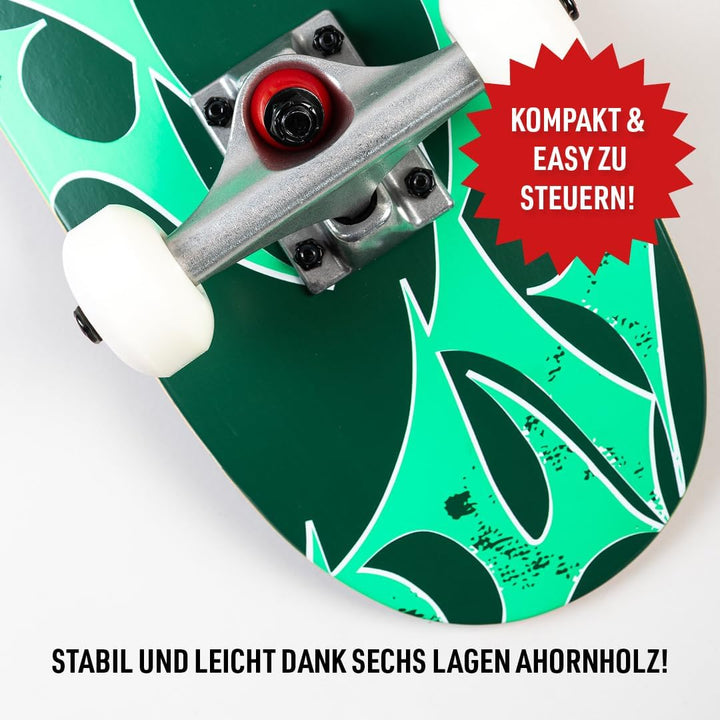 TITUS Skateboard Micro - Skateboard Kinder ab 4 Jahre, Micro Size Kinderskateboard bis 6 Jahre, Jung