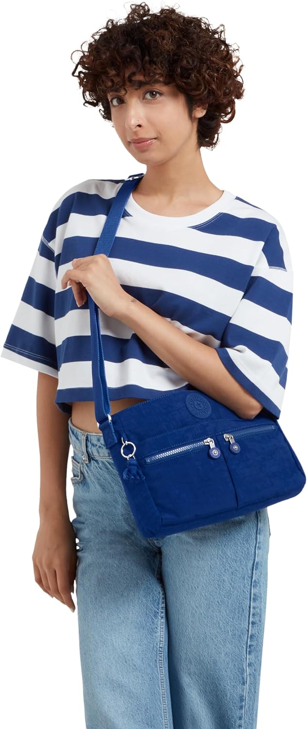 Kipling Unisex New Angie Small Crossbody, Deep Sky Blue Deep Sky Blue Einheitsgrösse, Deep Sky Blue