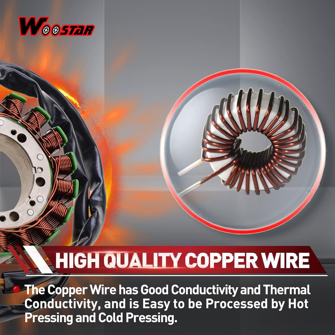 WOOSTAR 18 Spule Magneto Stator Ersatz für Aprilia ETV1000 Caponord ABS 2001-2009 Futura RST1000 Tuo
