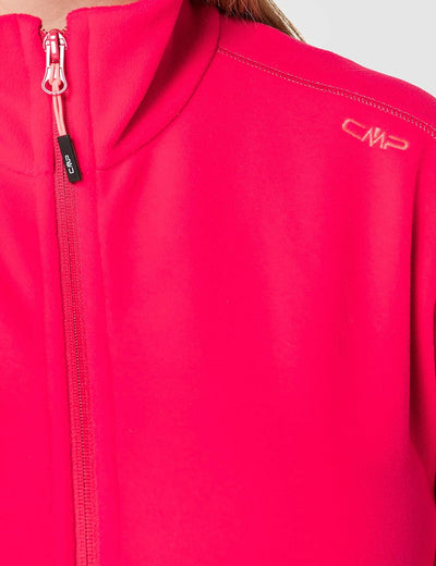 CMP Damen Lightweight Knitted Fleece Jacket With Mesh WOMAN JACKET D34 Strawberry, D34 Strawberry