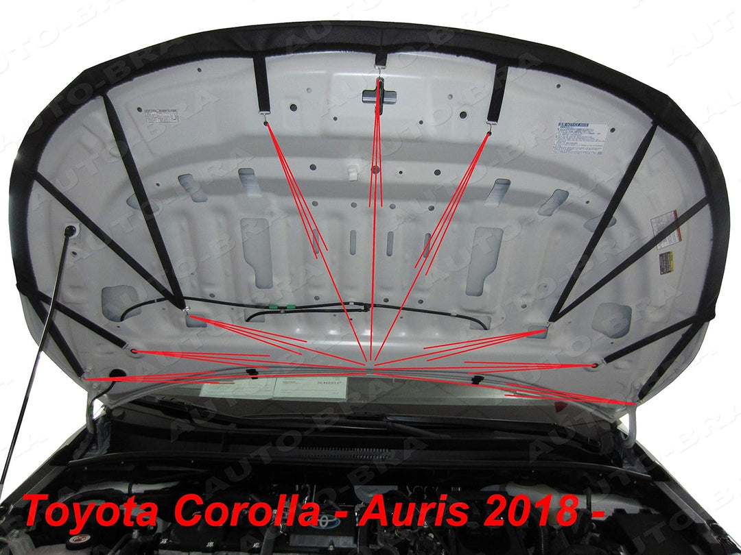 AB3-00487 Auto Bra kompatibel mit Toyota Corolla Auris Bj. ab 2018 Haubenbra Steinschlagschutz Tunin