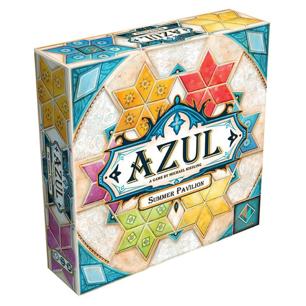 Plan B Games, Azul: Summer Pavilion, Board Game, Ages 8+, 2 to 4 Players, 30 to 45 Minutes Playing T