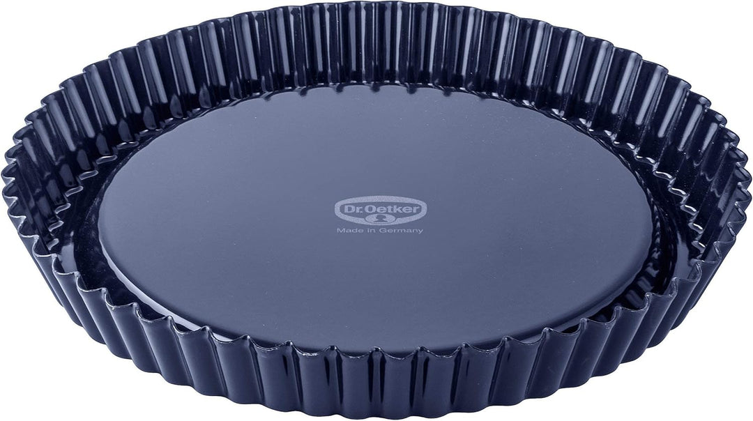 Dr. Oetker Brotbackform 35 cm Back-Liebe Emaille – 35er Kasten Kastenform in Dunkelblau & Obstkuchen