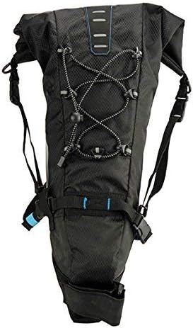 Fischer 86277 MTB Satteltasche | Volumen: 7 Liter | wasserdicht | Gewicht: 430g | Schutzblechfunktio