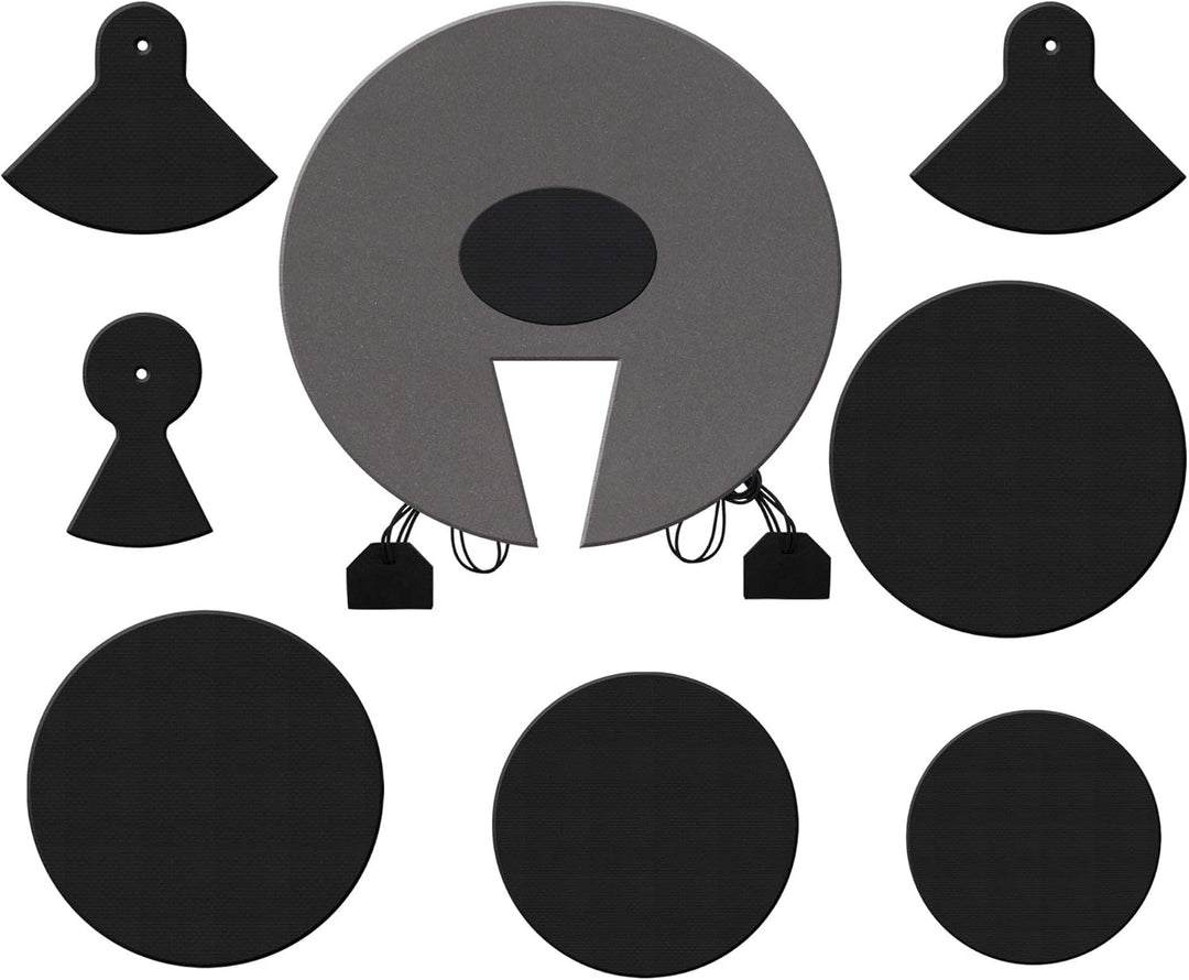 XDrum DMUTE-FUS Schlagzeug-Dämpferset Pro Fusion für Kesselgrössen: 10" | 12" | 2x 14" | 22"