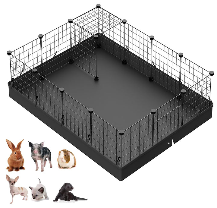 LANGXUN Metalldraht Lagerung Cubes Organizer, DIY Kleintierkäfig für Kaninchen, Meerschweinchen, Wel