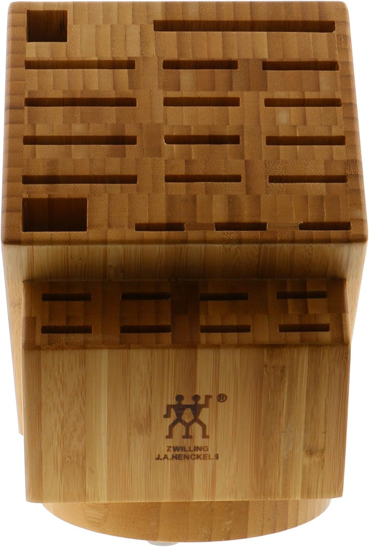 ZWILLING 35101-840 Schwenkbarer Messerblock, Holz, Bambus