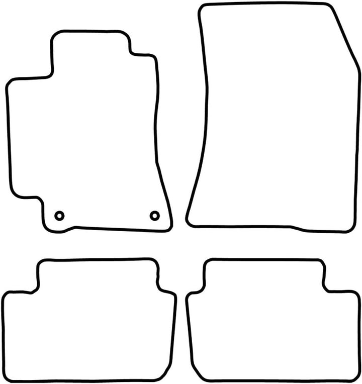AUTO-STYLE Autoteppiche kompatibel mit Lexus IS200 1999-2005
