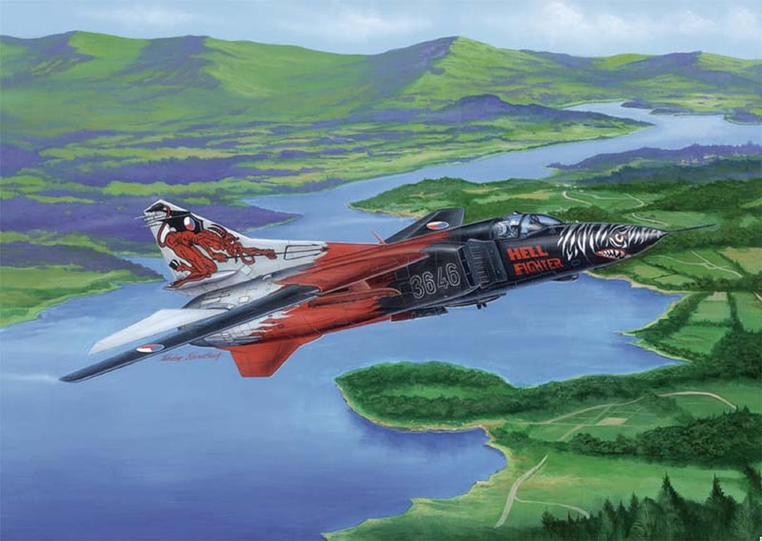 Trumpeter 02854 Modellbausatz Russian MIG-23MF Flogger-B