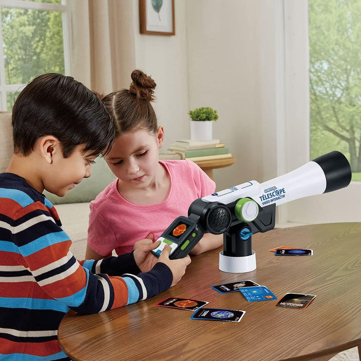 VTech - Genius XL Interaktives Video-Teleskop für Kinder mit digitalem Farbdisplay, Fotos und Videos