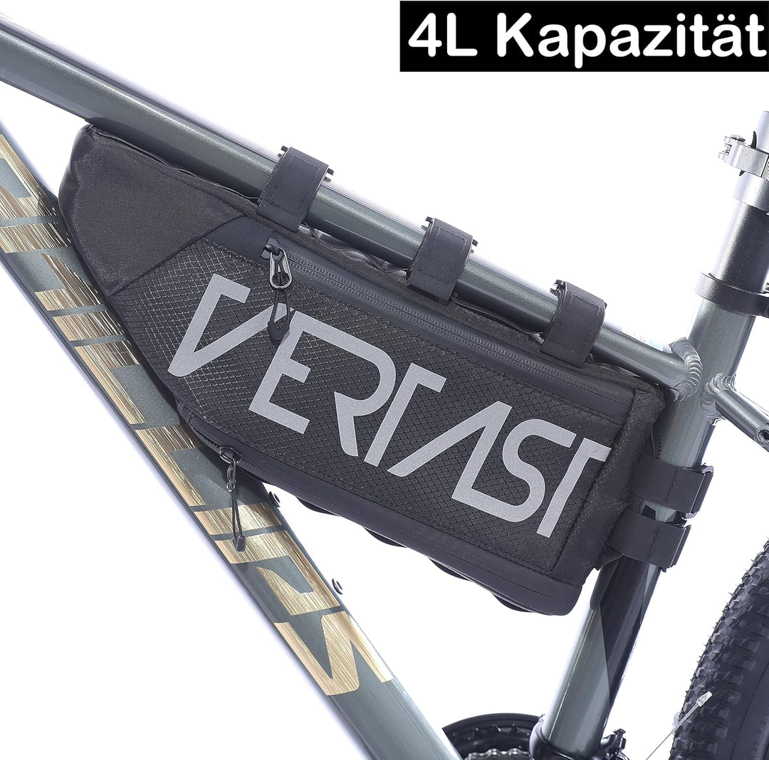 Fahrrad Rahmentasche 4L, Wasserdicht Rohrtasche Oberrohrtaschen Dreieck Fahrrad Tasche für Mountainb