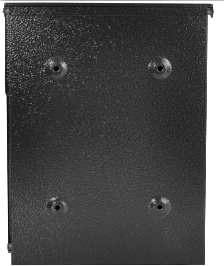 ALSTEN TECH Designer Briefkasten Wandbriefkasten Postkasten ohne Zeitungsfach Schwarz Antik RAL 9005