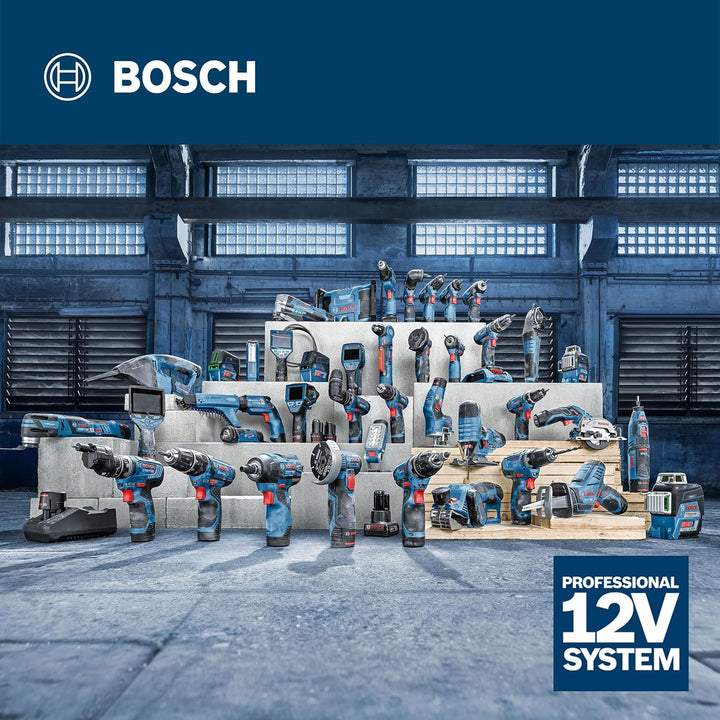 Bosch Professional 12V System Akku-Polierer GPX 12V-125 (inkl. Baretool mit montiertem 125 mm Klett-
