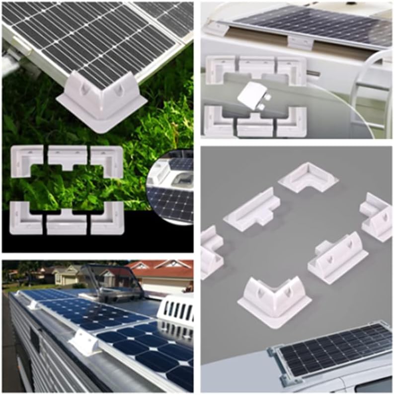 KLLsmDesign Solarmodul Befestigungssatz mit Muttern und Schrauben, Montagewinkel, und andere, Set mi