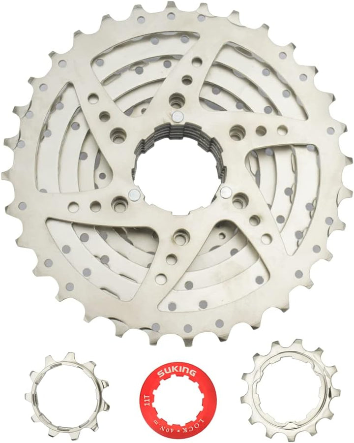 CYSKY 8 Fach Kassette 11-25T/11-28T/11-32T/11-36T/11-40T/11-42T Fahrrad Kassette Kompatibel mit Shim