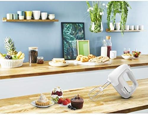 Moulinex PrepMix HM450B Stabmixer und Knetmaschine, 450 W, 5 Geschwindigkeitsstufen, 2 Schneebesen,