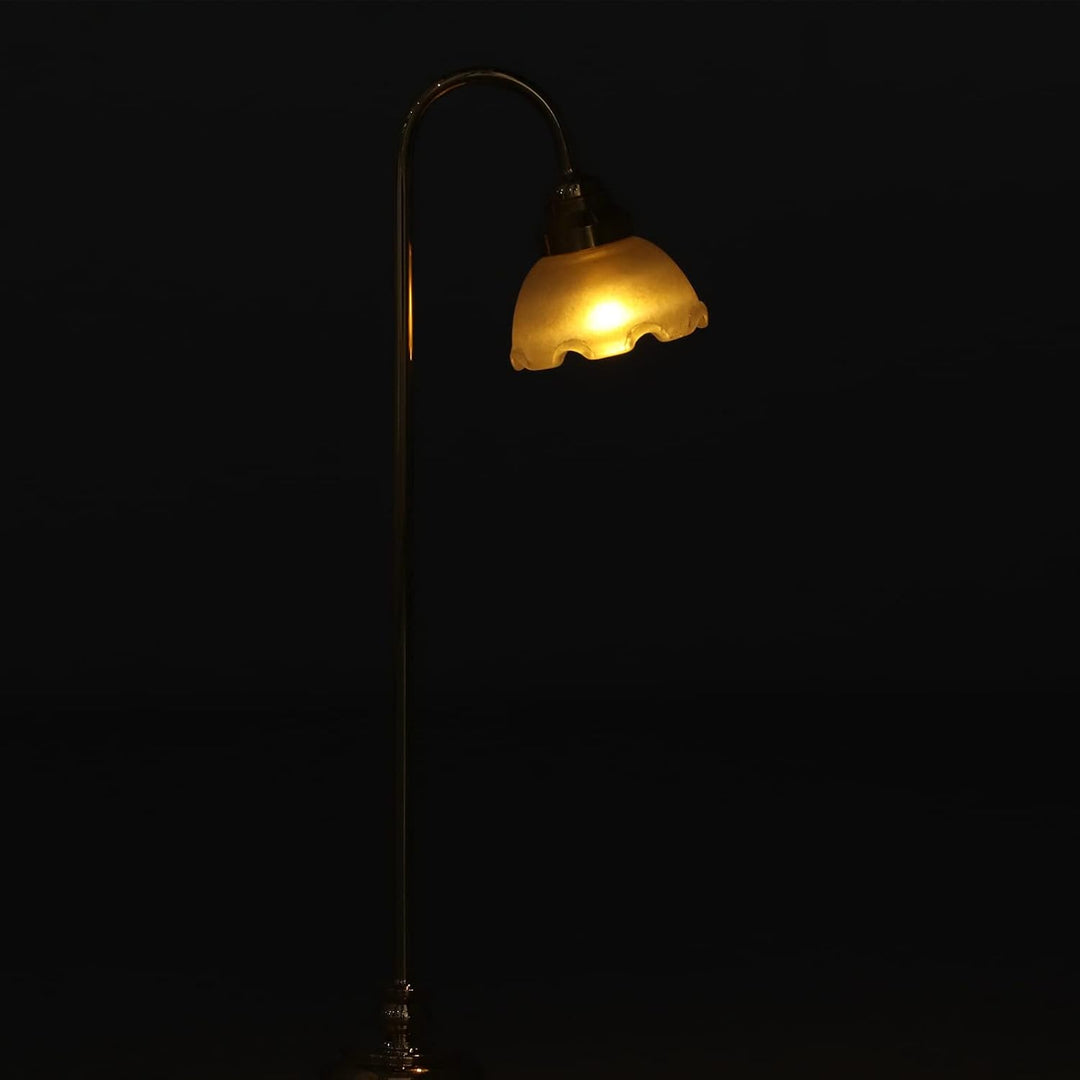 Dioche Puppenhauslampe Miniatur-Puppenhaus-Stehlampe – Stehleuchte Im Vintage-Stil Im Massstab 1:12