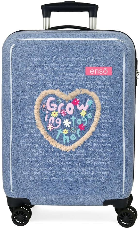 Enso Together Growing Kabinentrolley, blau, 38 x 55 x 20 cm, Hartplastik, seitlicher Kombinationsver