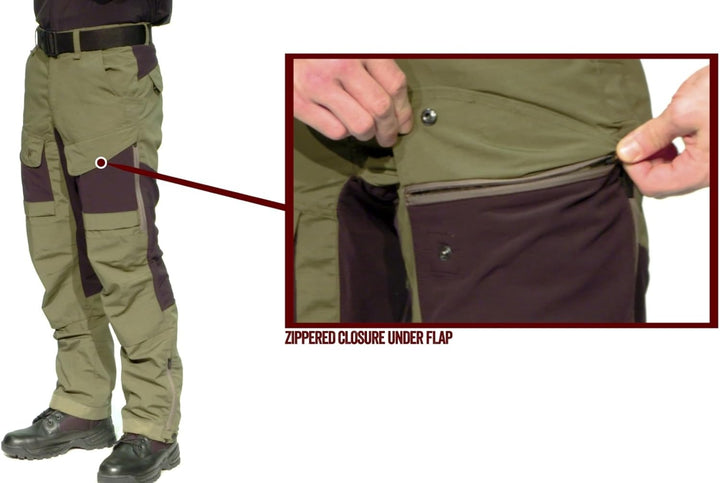Tru-Spec Herren Cargo Hosen Khaki 28W / 34L, Khaki 28W / 34L