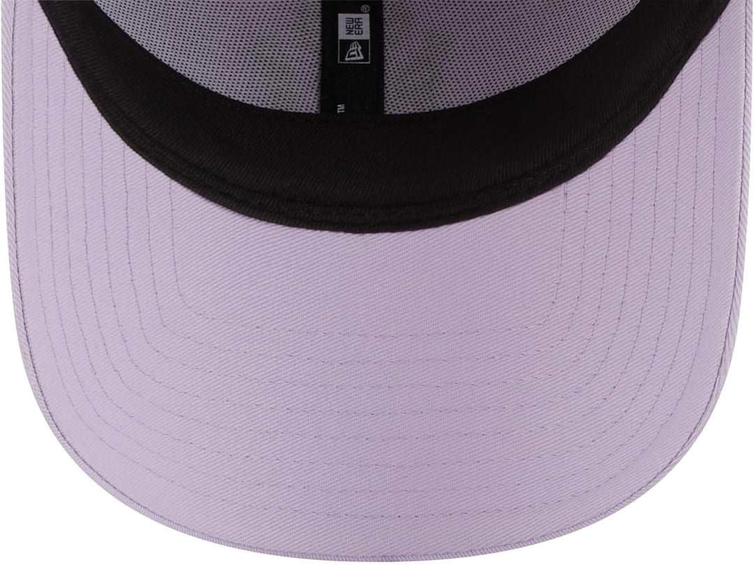 New Era New York Yankees Rose MLB Double Pom Cuff Knit Women Beanie, 940Women-Yankees-Purple-