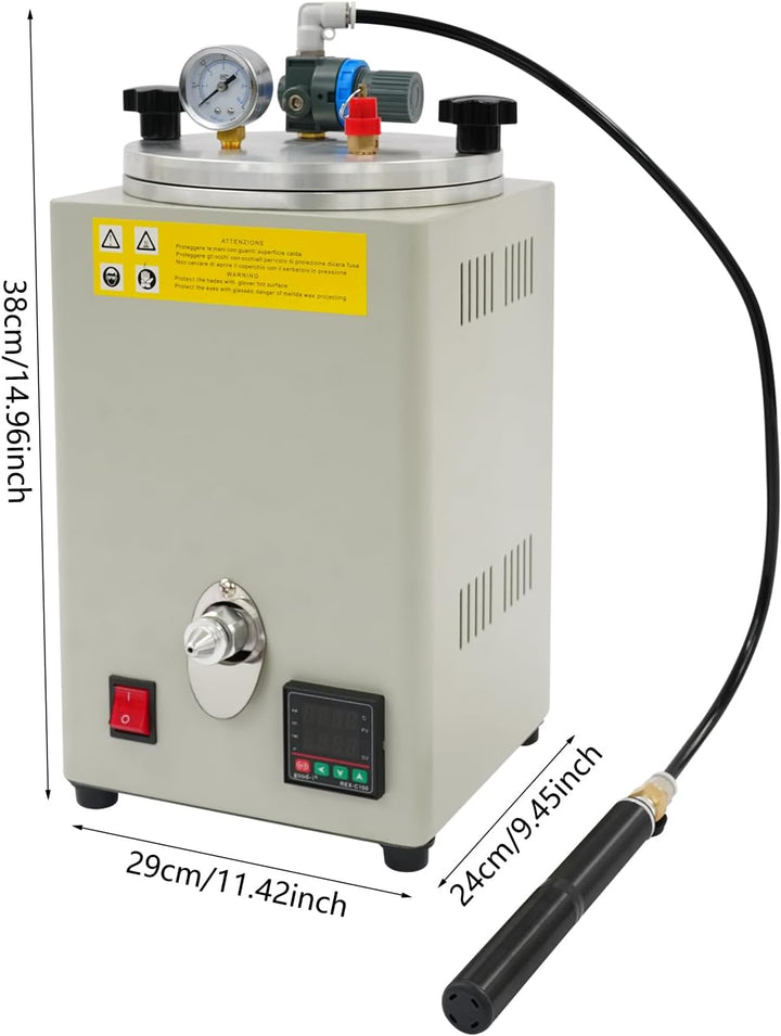 HIKUUER Wachsinjektor 350 W 220 V aus Aluminium mit EU-Stecker