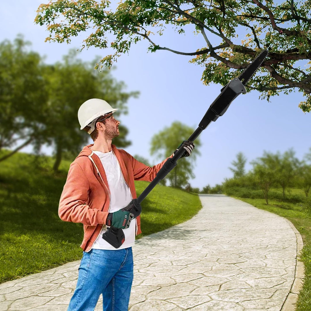 Kabelos Akku-Stangensäge 20V mit 1500mAh - 552W Motor, 4500 U/min - 4,1ft Länge - Sicherheitsverrieg